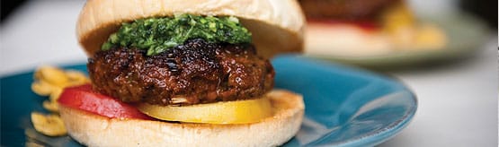 Argentine Chimichurri Burger - Beef Recipes - LGCM
