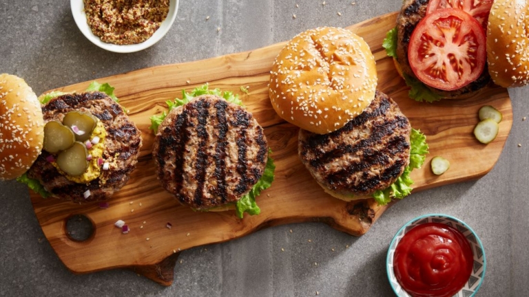 Best Ever Lean Beef Burgers