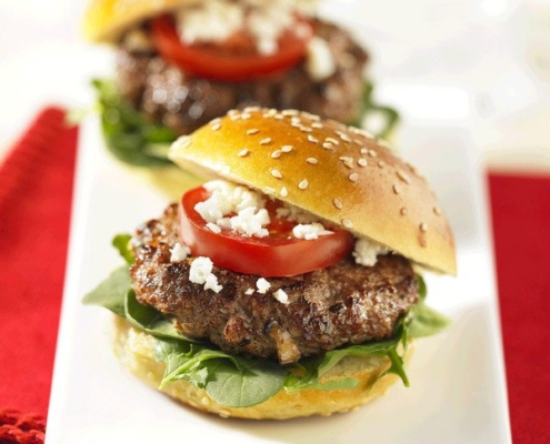Canadian Beef Mini Beef Mushroom Burgers