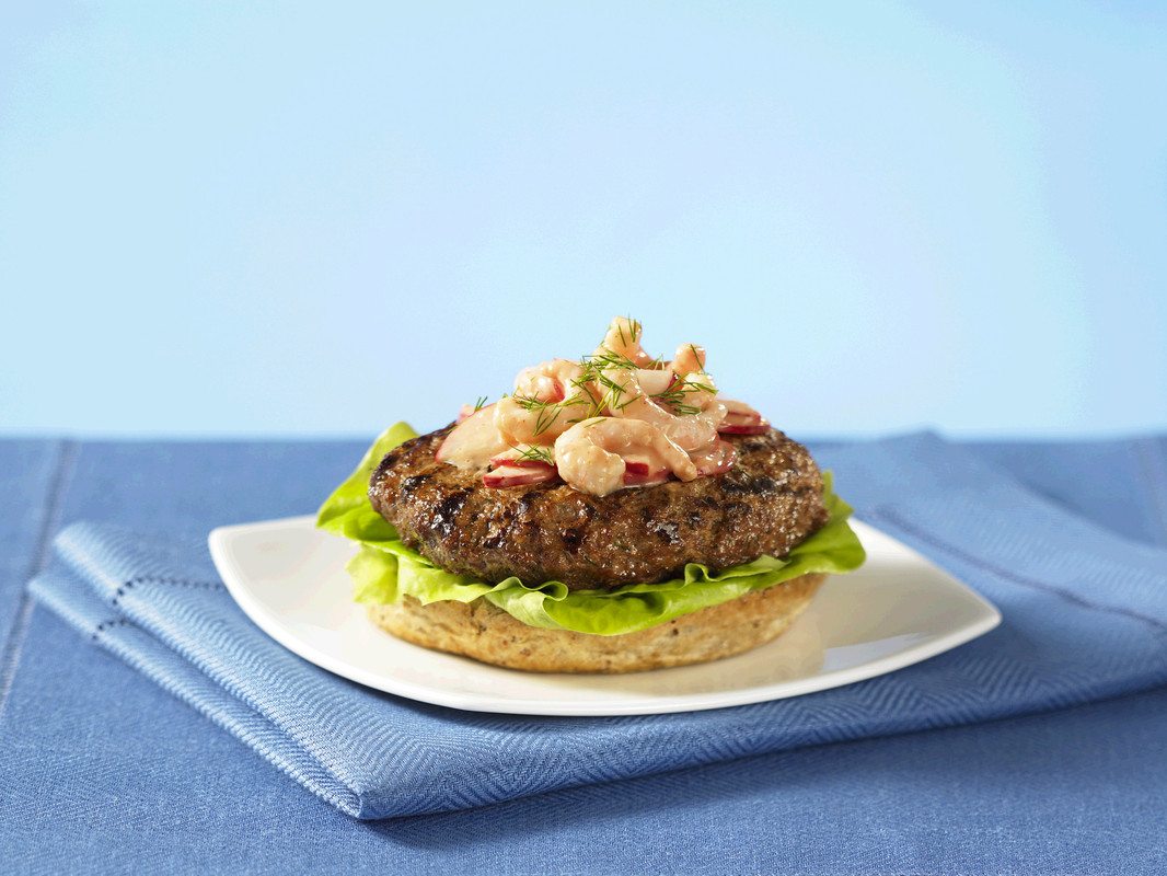 Surf and Turf Beef Burger - Canadian Beef | Canada Beef