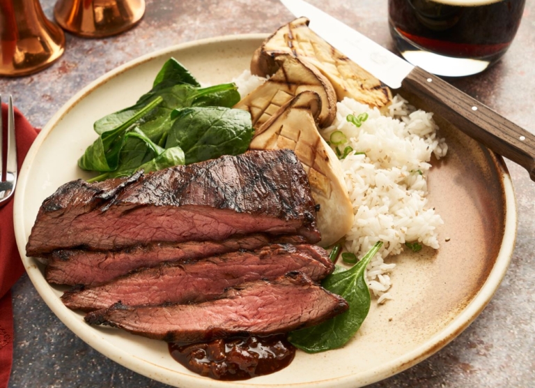 Balsamic-Beer Beef Flank Steak