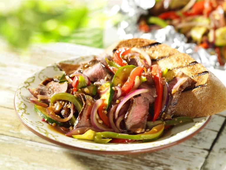 Barbecue Sirloin Stir-Fry