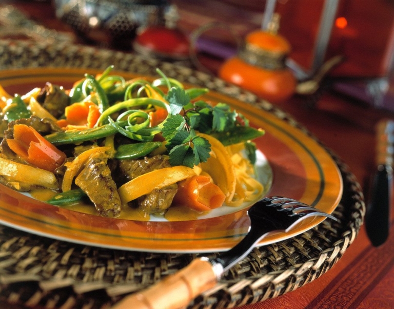 Beef Curry Stir-Fry