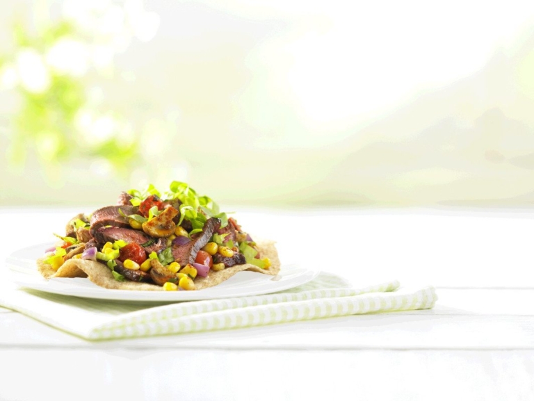Beef Steak Tostada