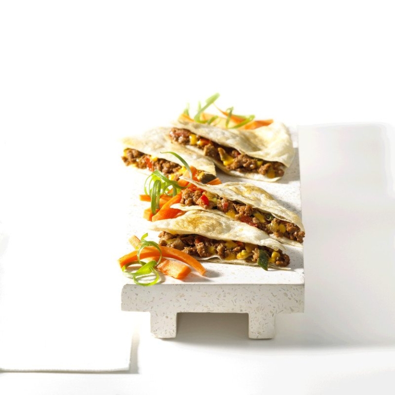 Clever Ground Beef Quesadillas