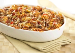 Canadian Beef Mediterranean Beef and Pasta Bake