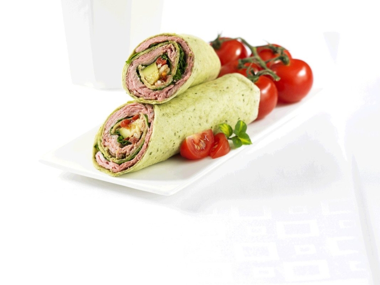 Ratatouille Veggie and Roast Beef Wrap