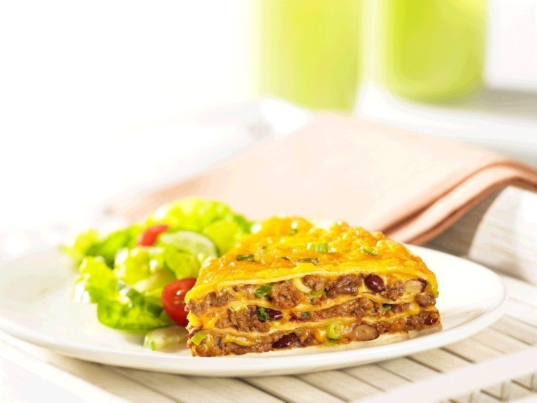 So Simple Trendy Tortilla Beef Pie