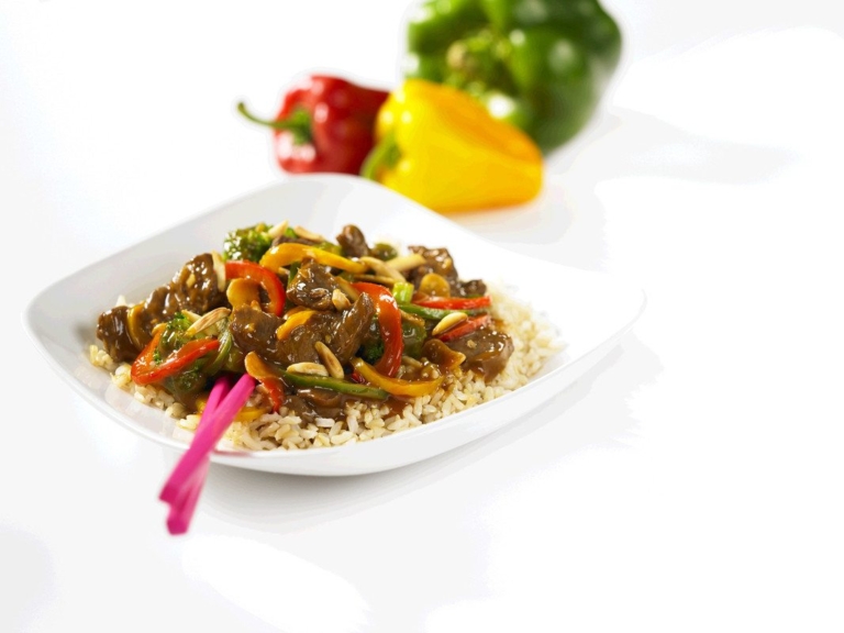 Stoplight Beef Stir-Fry