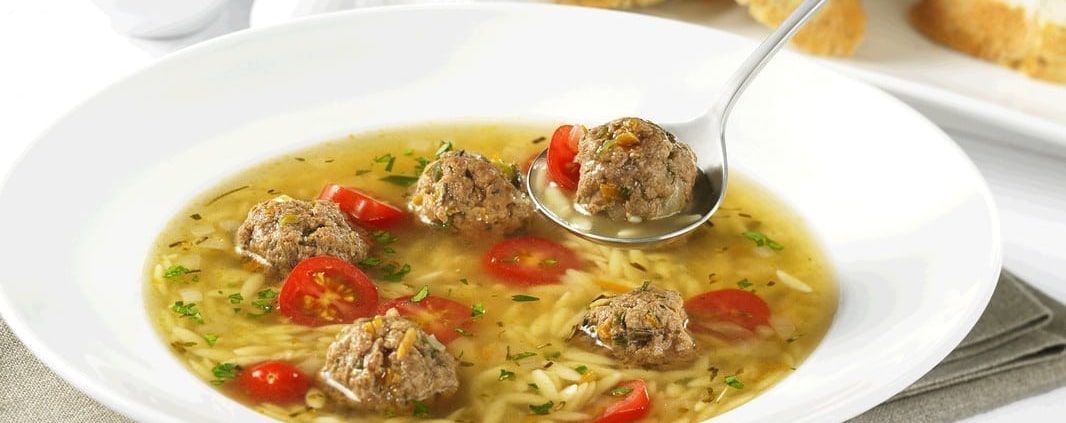 Italian Beef Meatball Soup