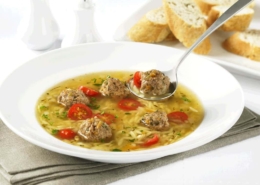 Italian Beef Meatball Soup