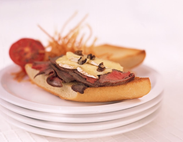 Barbecued Beef Flank Steak “Parisienne”