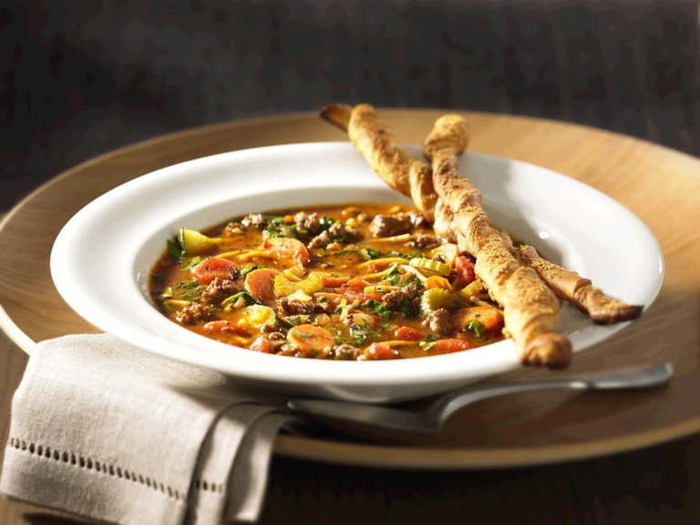 Italian-Style Beef Hamburger Soup