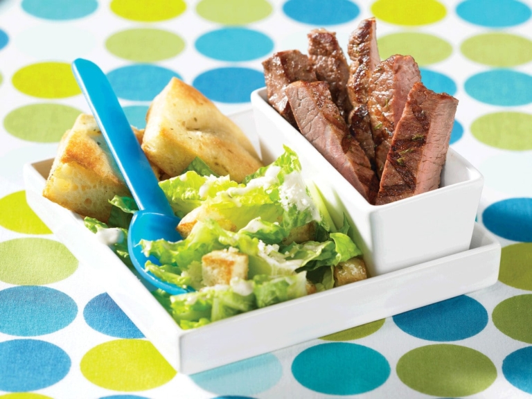 Hail-to-Caesar Beef Steak Salad