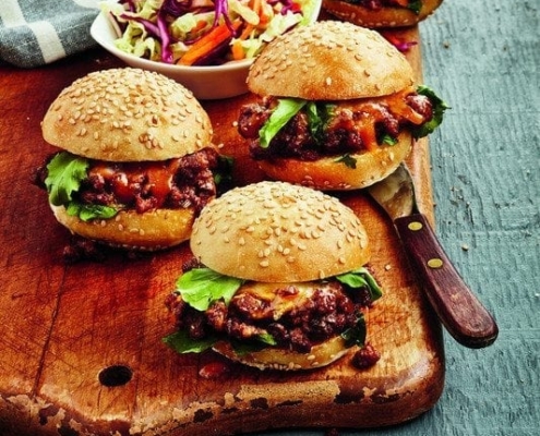 Lazy Mini Cheeseburger Sliders
