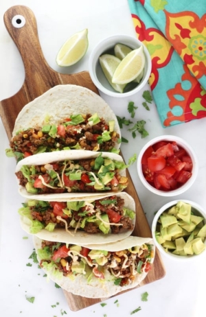 Tex-Mex Beef Tacos