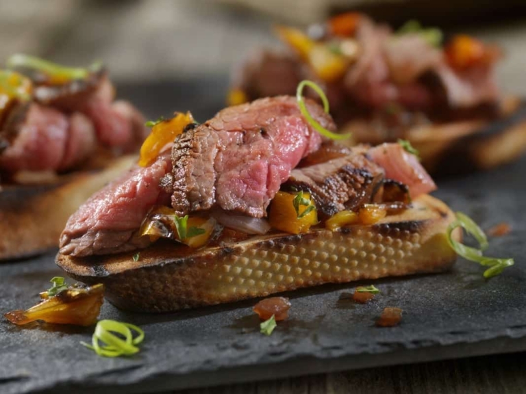 Beef Salpicao and Crostini Beef Bites