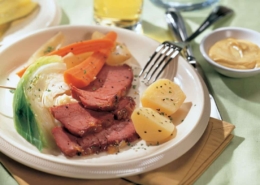 Corned Beef Dinner with Marmalade Glaze