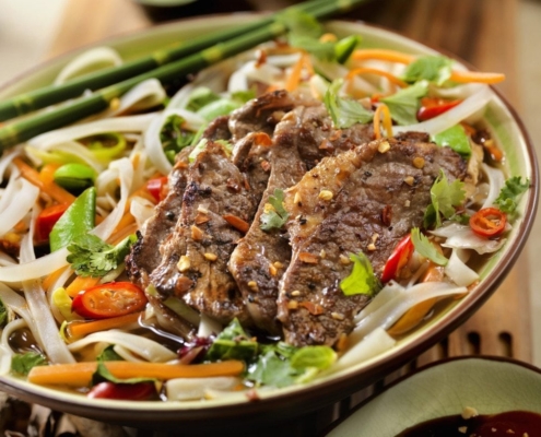 Beef steak Pho
