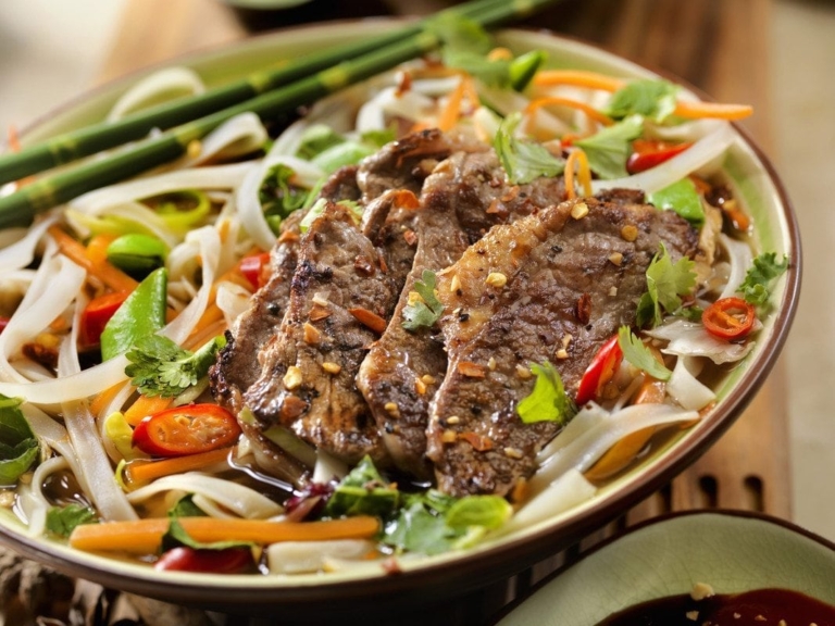 Beef Steak Pho (Noodle Soup) Canadian Beef Canada Beef