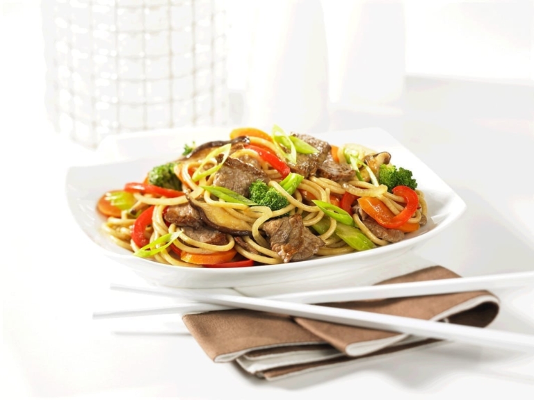 Teriyaki Noodles with Beef