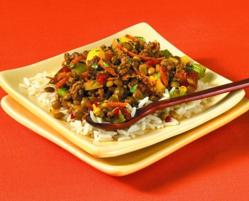 Curried Beef and Lentils