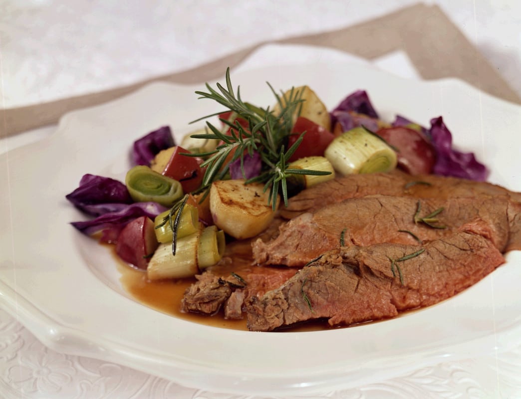 Rosemary Pot Roast with Braised Vegetables