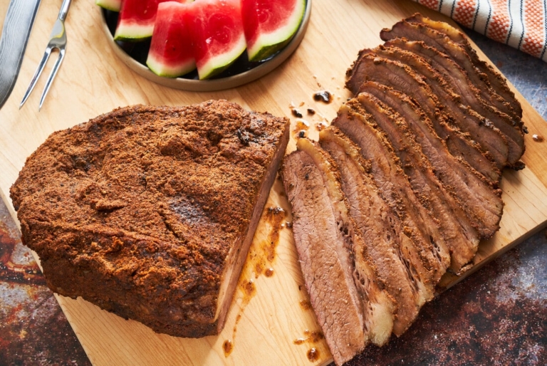 Kettle-Smoked Brisket