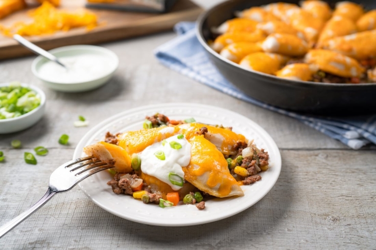 Skillet Perogy Shepherd’s Pie