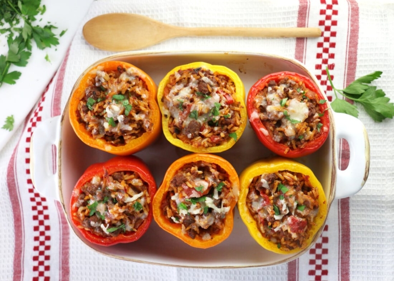 Classic Oven-baked Stuffed Peppers