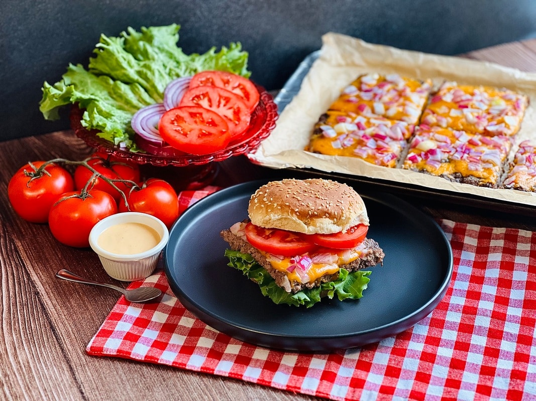 Sheet Pan Ground Chuck Burgers - Canadian Beef | Canada Beef