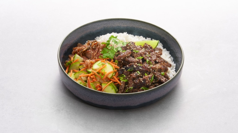 Skillet Beef Bulgogi Rice Bowls